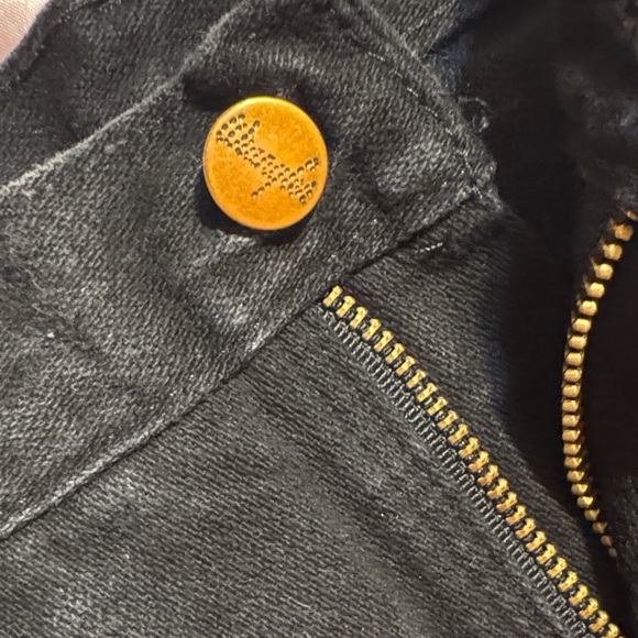 Wrangler Women's Black Frayed Denim Shorts - Picture 5 of 6